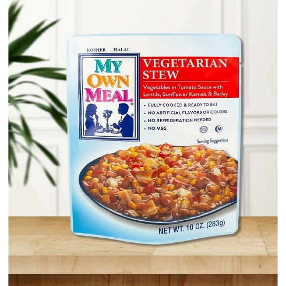 My Own Meals Vegetarian Stew, Kosher, Shelf Stable, 10 OZ Pack of 6