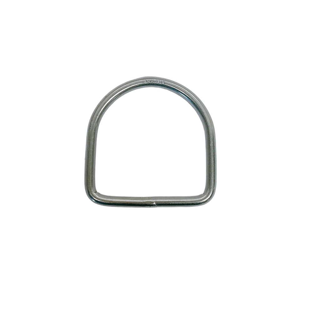 Marine Stainless Steel 5/16" D-Ring Welded,40mm Height 800 Lbs WLL Sailing 4 Pcs