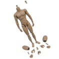 thumbnail image 1 of 1:6 Scale Action Figure Male Muscle Body Toys Version 2.0 For Ttm19 Banmo, 1 of 5