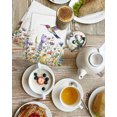 thumbnail image 4 of Watercolor Floral Kitchen Dish Towels for Drying Dishes Set of 3, Spring Daisy Sunflowers Wisteria Hummingbird Waffle Weave Microfiber Hand Tea Bathroom Towels Quick Dry & Absorbent Towel 15.7x23.6, 4 of 7