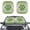 Beagle Paw, variant on Jiueut Galaxy Sunflower Cat Glasses Print Car Windshield Sun Shade 2 Pcs Sunshade Patriotic Easy to Install Foldable Automotive Interior Accessories for Sun Protection Sunshade Visor