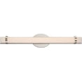 thumbnail image 2 of Nuvo Lighting 62-932 Tranche Applique Murale à Double LED en Nickel Poli, 2 of 6