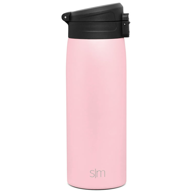 Simple Modern Kona Insulated Travel Mug Tumbler with Flip Lid Stainless Steel Coffee Cup Thermos, 16oz, Blush