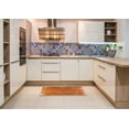 thumbnail image 6 of Ahgly Company Machine Washable Indoor Square Traditional Orange Red Area Rugs, 3' Square, 6 of 7