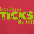 thumbnail image 3 of CafePress - Lyme Disease Ticks Me Off! Dark T Shirt - Men's Classic Graphic Cotton T-Shirt, 3 of 4