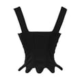 thumbnail image 3 of TINZ Women Solid Fashiona Lace Up Fishbone Corset With A Waist And Top Lady Body Suits under Garment, 3 of 4
