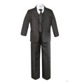 thumbnail image 3 of NEW BABY TODDLER & BOY WEDDING Brown Pin Stripe FORMAL TUXEDO SUIT S M L XL-12, 3 of 8