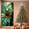 thumbnail image 4 of Vivid Colorful Frog Themed Background Banner for Party Decorations Photography Props Jungle Themed Events and Animal Lovers Gatherings, 4 of 7