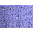 thumbnail image 1 of Ahgly Company Machine Washable Indoor Rectangle Abstract Blue Modern Area Rugs, 7' x 9', 1 of 4