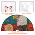 thumbnail image 4 of Yiaed Sunflower Bald Eagle Print Christmas Tree Skirt , Tree SkirtsTree Mat for Christmas Winter Holiday Indoor Decorations-48", 4 of 7