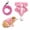 Pink, variant on Small Animal Harness and Leash Set, Adjustable Dinosaur Vest with Bell and Star Tail, Textured Plush Walking Harness for Ferrets Guinea Pigs Squirrels, 59 in Lead, 1 Pack (Green)