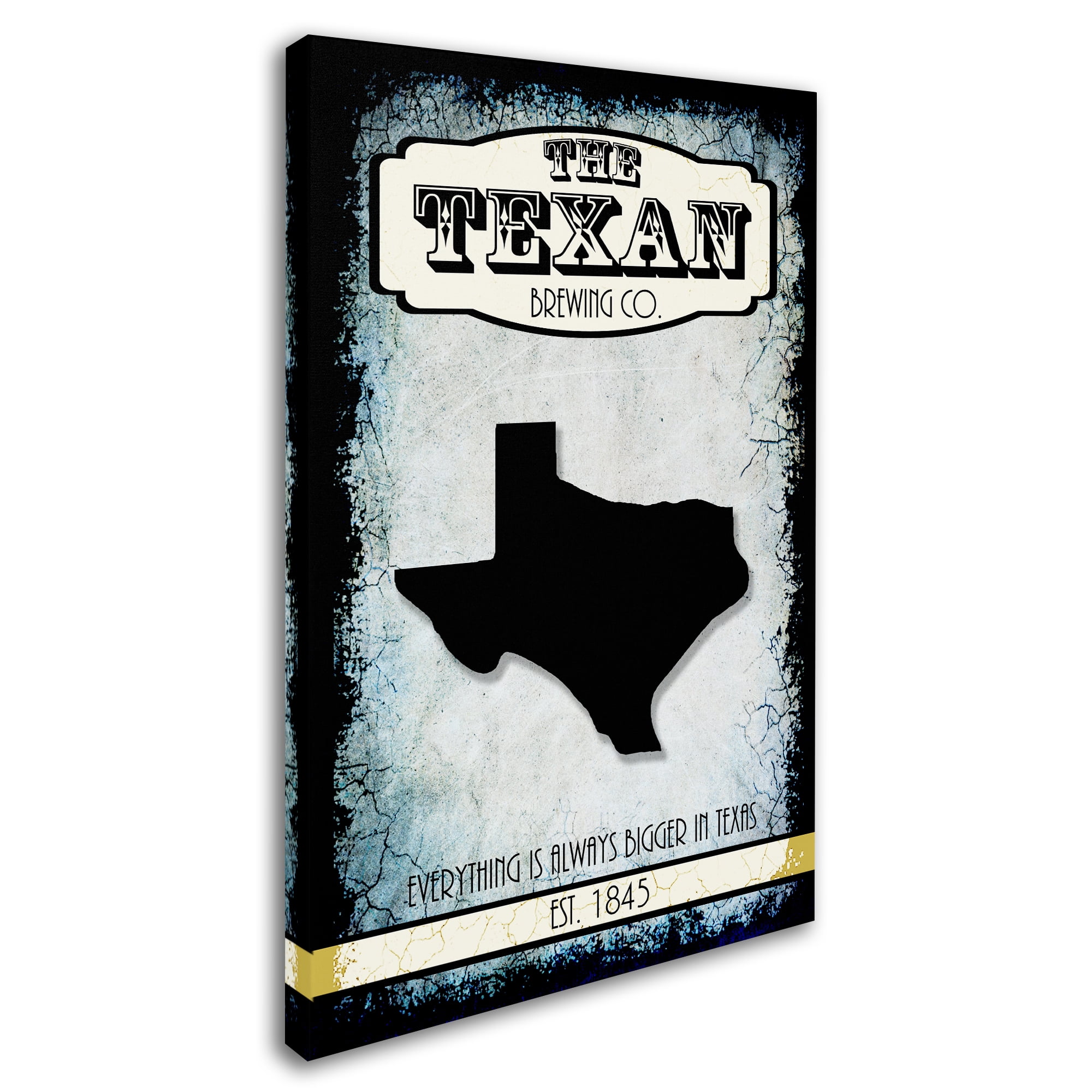 Trademark Fine Art 'States Brewing Co Texas' Canvas Art by LightBoxJournal