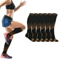 thumbnail image 4 of Extreme Fit L-XL Breathable Spider Running Polyester Athletic Compression Socks, Copper-2, 4 of 7
