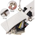 thumbnail image 4 of Multifunctional Cell Phone Messenger Bag Ladies Wallet Leather Mobile Wallet With Card Slot Green, 4 of 5