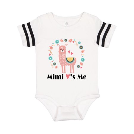 

Inktastic Mimi Loves Me Granddaughter Outfit Gift Baby Girl Bodysuit