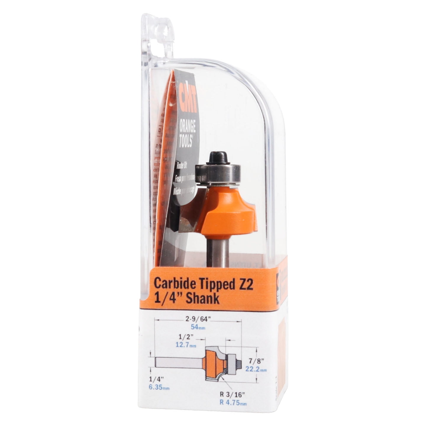 CMT 838.222.11 Roundover Bit for Routers DW618, 1617, RP2301FC