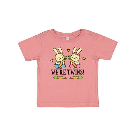 

Inktastic Twin Boy And Girl Bunny Gift Gift Baby Boy or Baby Girl T-Shirt