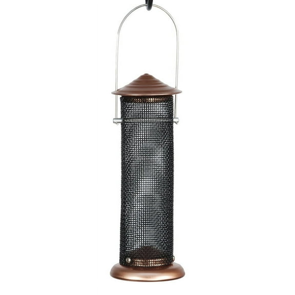 Woodlink Wild Bird 0.5 lb Copper Mini Nyjer Bird Feeder
