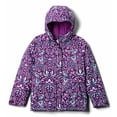 thumbnail image 1 of Columbia Girls' Little Horizon Ride Jacket, Plum Folk Floral Print, Small, 1 of 2