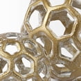 thumbnail image 5 of Mercana Moyer I Small Gold Metal Hollow Decorative Orb 68604, 5 of 7