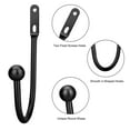 thumbnail image 4 of 4pcs Metal Curtain Holdbacks, EEEkit Retro Ball Curtain Tieback Hanger Holder Hook with Screws, Black, 4 of 6