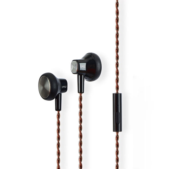 EP02 Auriculares con cable de 3,5 mm con micrófono Auriculares dinámicos para teléfono int Carevas Auriculares