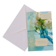 Mother's Day Greeting Card - From the Two of Us No matter how near or far apart we are..., From 2 of Us, with ribbon, flower