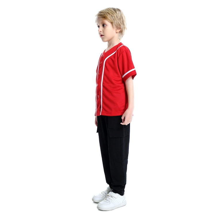 人気商品・限定商品ばかりの「超得 半額福袋」が販売開始 Toptie Boys Baseball Jersey, Kids Button Down Jersey T Shirt Clothing