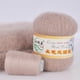 thumbnail image 4 of Wosthever Bufanda de hilo antibolitas tejida a mano de felpa, 2 uds., abrigo, hilo de tejer DIY, hilo de tejer a ganchillo Tela de costura y artesanía camello ligero Wosthever HA2033-05B, 4 of 6