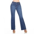 thumbnail image 1 of Pantalón Corte Boot Cut Mezclilla stretch Push Up, 1 of 6