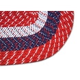 thumbnail image 4 of Better Trends SS-3PCB2472AMS 24 x 72 in. Reversible Country Braid Rug Set - Americana - 3 Piece, 4 of 5