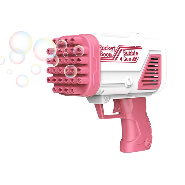 Pistolas de burbujas creativas de juguete, máquina de burbujas de mano, fabricante automático de burbujas, diseño a prueba de fugas, seguro de usar, mejora el juguete de burbujas paraRosaPorcelana Deng Xun unisex