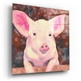 thumbnail image 2 of Epic Art 'Pig' by Carissa Luminess, Acrylic Glass Wall Art, 12"x12", 2 of 8