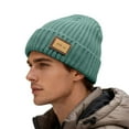 thumbnail image 5 of Knitted Winter Hat For Men And Women With Lined Ears And Thickened Woolen Material For Outdoor Cycling Activities In Cold Weather, 5 of 6