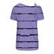 thumbnail image 5 of Fiudx Ofertas Flash Del Día Solo En Línea Blusa con Botones de Manga Corta Halter con Hombros Descubiertos y Estampado para Mujer, 5 of 5