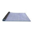thumbnail image 2 of Ahgly Company Indoor Square Solid Blue Modern Area Rugs, 4' Square, 2 of 4