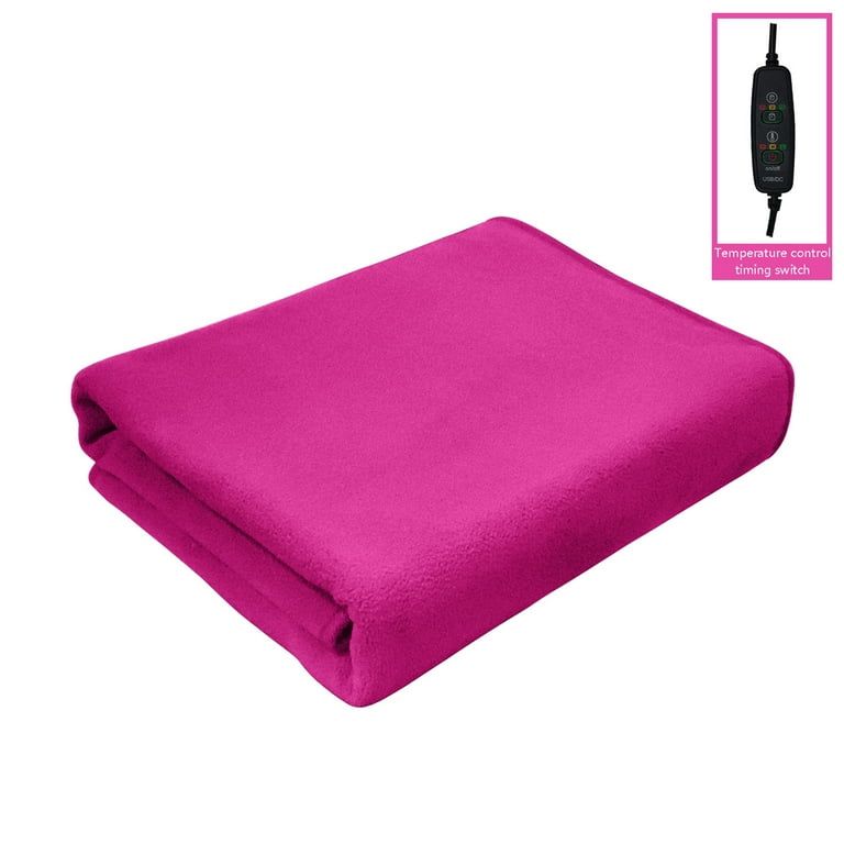 Tagold Heated Blanket Weighted Blanket 5V Single Layer Heating Blanket USB Electric Blanket Warm Shawl Skirt Cover Leg Blanket Temperature Control