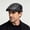 Black, variant on Men's PU Leather Flat Cap Ivy Newsboy Cabbie Hat Adjustable Vintage Classic Driving Golf Solid Color Outdoor Daily Wear Free Size