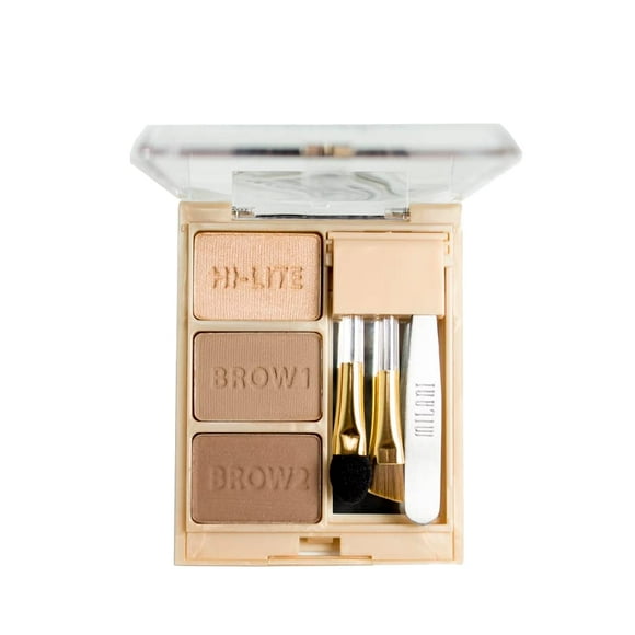 Kit de reparación para cejas Milani Light con 3 polvos y 3 herramientas para cejas