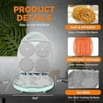 thumbnail image 3 of Multi Pizzelle Maker Electric, Stroopwafel Iron, 4 x 4.5'' Pizzelle Waffle Cookies Maker with Temperature Control, Ideal for Holidays, Parties & More, Great Choice for Gift, 3 of 4