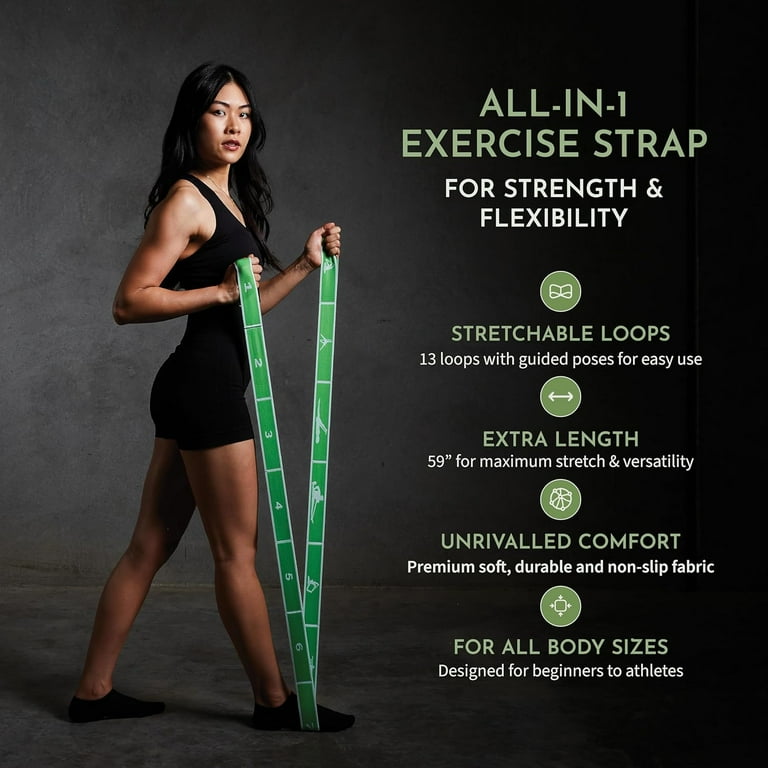 Leg Stretch Strap, Exercise Stretching Belt, Fascia Hamstring