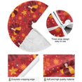 thumbnail image 2 of GZHJMY Thanksgiving Christmas Tree Skirt Thanksgiving Tree Skirt for Holiday Party Home Christmas Day Ornaments 48", 2 of 6
