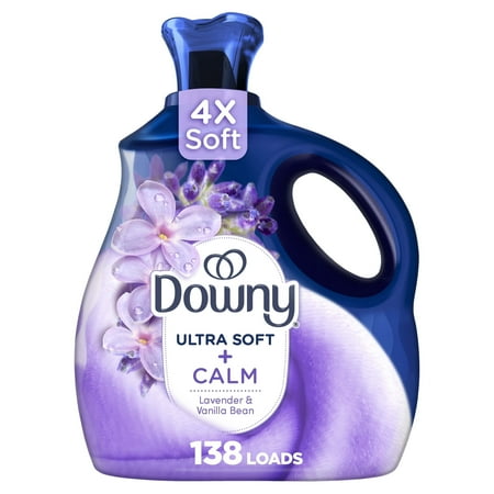 Downy Ultra Soft Liquid Fabric Softener, Calm, Lavender &Amp; Vanilla Bean, 93 Fl Oz, 138 Loads