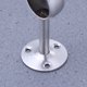 thumbnail image 4 of 2 soportes universales de montaje en techo de acero inoxidable cepillado para barra de cortina (1), 4 of 7