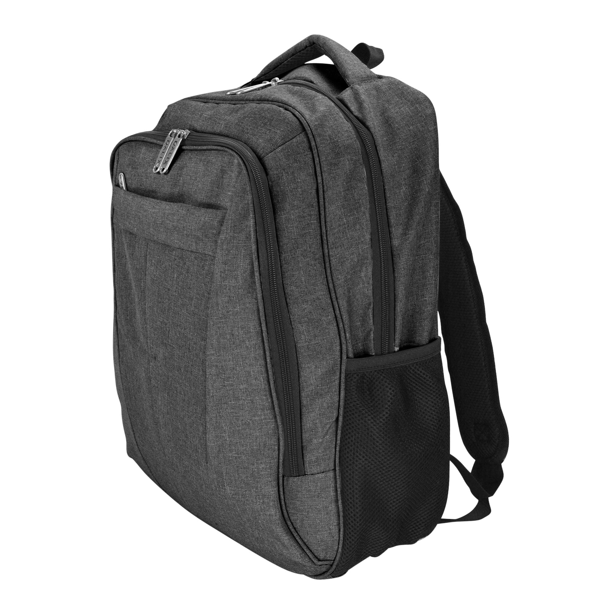DALIX DALIX Extra Large Backpack with Multiple Pockets in Dark Gray