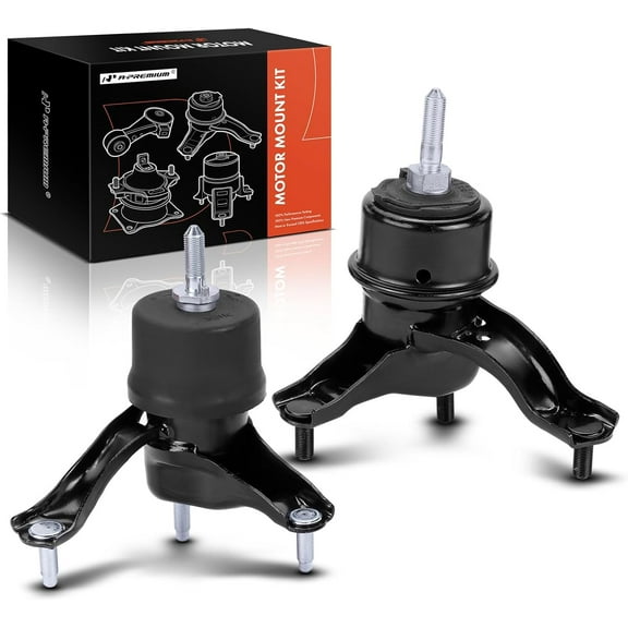 A-Premium Engine Motor Mount and Transmission Mount Kit Compatible with Toyota Camry 2002-2006, Highlander 2001-2007, 2.4L, Automatic Transmission, 2-PC Set, Replace# 123620H010, 123720A040