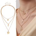 thumbnail image 2 of Collier multicouche Dainty Tiny: Collier de chaîne Collier Pendentif Collier, 2 of 10