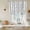 Black, variant on Black Spring Leaves Tie Up Curtains 45 Inches Long, Kitchen Window Curtains Over Sink, Pastoral Botanical Striped Flowers Small Window Curtains Shade Balloon Curtains Valances for Bedroom 34"x45"