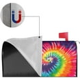 thumbnail image 3 of Abstract Swirl Design Tie Dye Magnetic Mailbox Cover Standard Size 25.5''''x21'''' Inch for Garden, 3 of 6