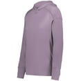 thumbnail image 2 of Holloway B32164214 Eco Revive Ventura Soft Knit Hoodie for Women, Lavender - Medium, 2 of 2